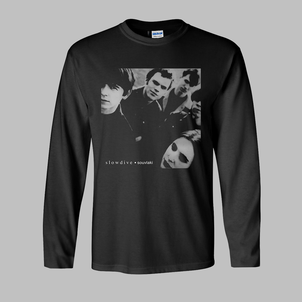 Souvlaki Long Sleeve Black T-Shirt
