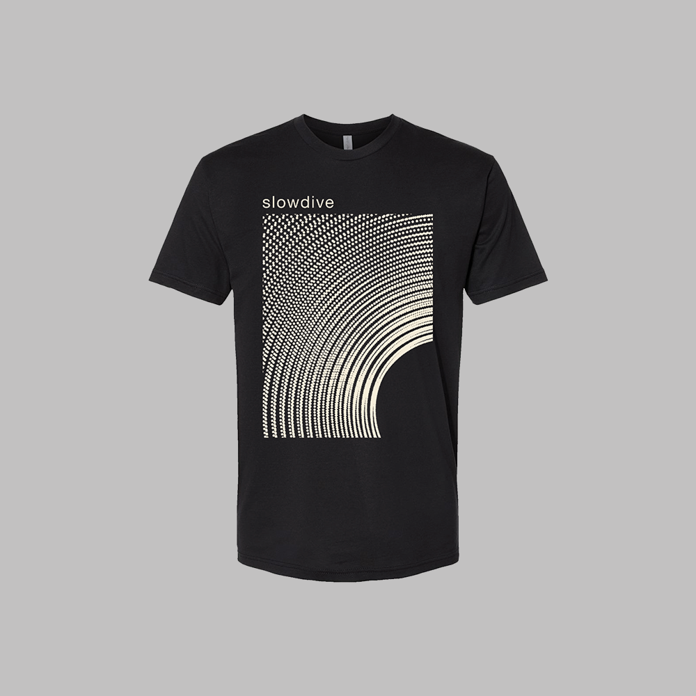 Curve Dot Black T-Shirt