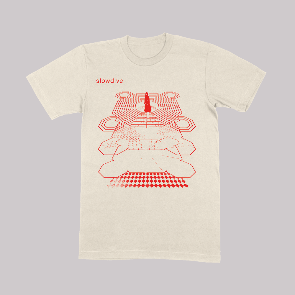 Slowdive Summer '24 Tour T-Shirt Ecru