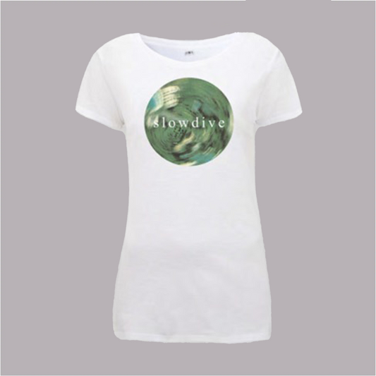 Slowdive Swirl Ladies T-Shirt White